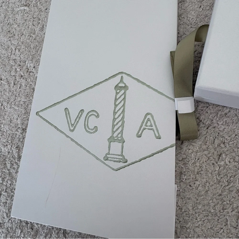 Van Cleef & Arpels Gift Box with Ribbon and Gift Bag